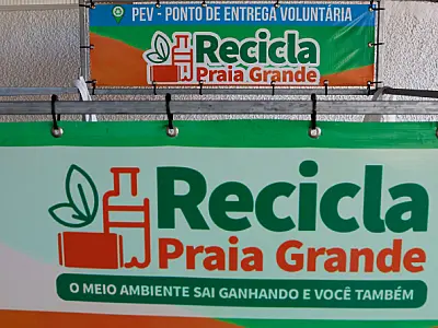 Com foco no turismo sustentável, Portinho ganha ponto de coleta do  Recicla Praia Grande