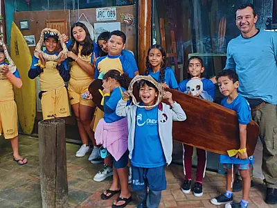 Projeto Ondas fortalece educação ambiental, esportiva e cidadã com visita ao Museu do Surf