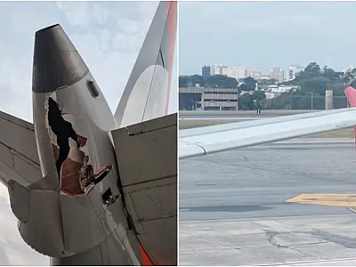 Aeronaves se chocam no Aeroporto de Congonhas durante taxiamento