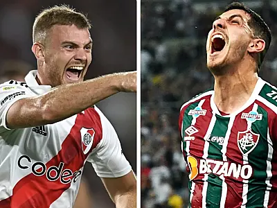 Com três gols de Cano, Fluminense goleia River Plate na Libertadores