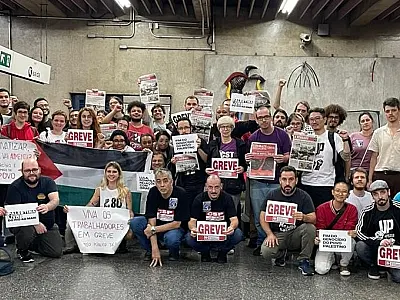 Paulistanos se deslocam com dificuldade em dia de greve no transporte