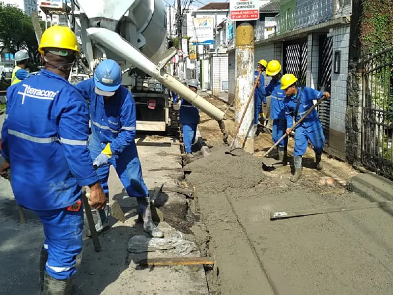 Mais uma quadra do canal 1, em Santos, começa a ser revitalizada
