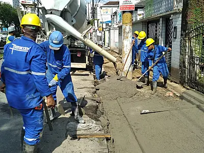 Mais uma quadra do canal 1, em Santos, começa a ser revitalizada