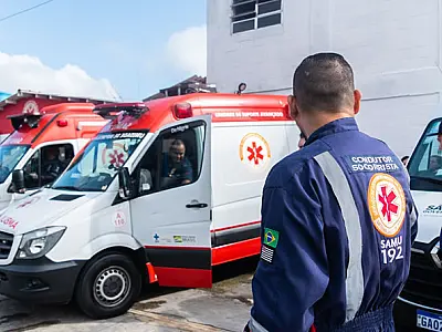 Bebê de 2 meses é salvo por socorrista do Samu de São Vicente