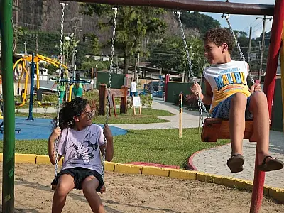 Santos terá parque destinado à preservação de mangues. Praça de lazer já está disponível