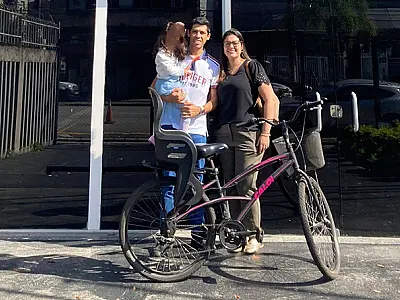 Bicicleta furtada há quase um mês é recuperada pela GCM na orla de Santos