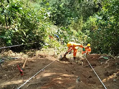 Começam serviços de melhorias na drenagem e contenção em morro de Santos