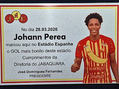 Jabaquara homenageia Perea e tem apoio da FPF para zagueiro se candidatar ao Prêmio Puskás