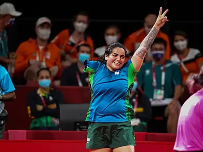 Bruna Alexandre, medalhista paralímpica, mesa-tenista mira sonho olímpico