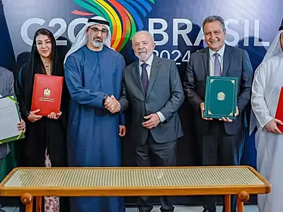 Presidente Lula se encontra com príncipe herdeiro de Abu Dhabi