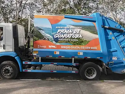 Bertioga reforça limpeza de praias e coleta de lixo no Réveillon