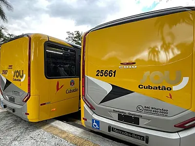 Transporte público de Cubatão conta com 12 ônibus novos a partir desta quinta (19)