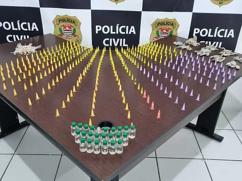 Mais de 550 porções de drogas são apreendidas em Mongaguá