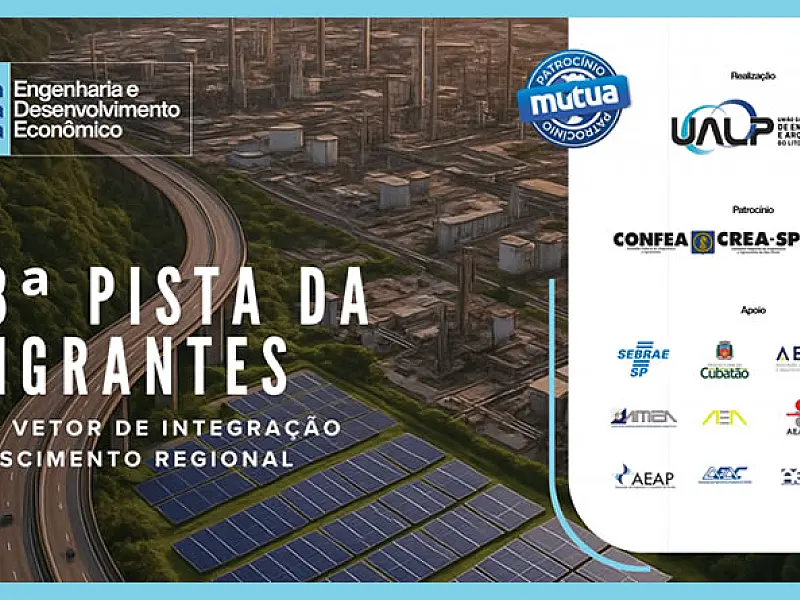 Fórum Baixada Santista aborda importância da 3ª pista da Imigrantes no dia 27/11 em Cubatão
