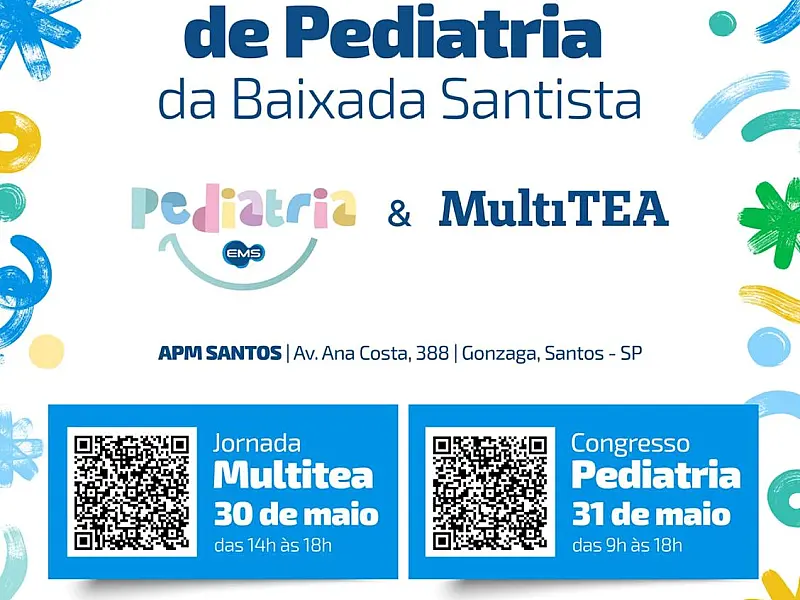 Congresso reúne pediatras em Santos para dois dias de atualização e troca de experiencias
