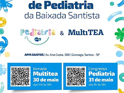 Congresso reúne pediatras em Santos para dois dias de atualização e troca de experiencias