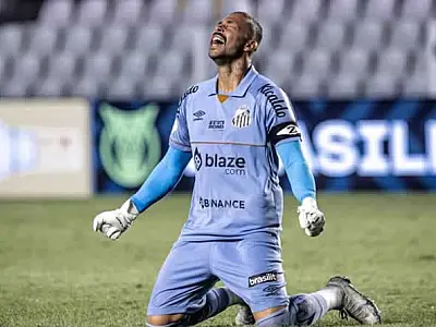 Em comum acordo, goleiro Vladimir rescinde contrato com o Santos FC