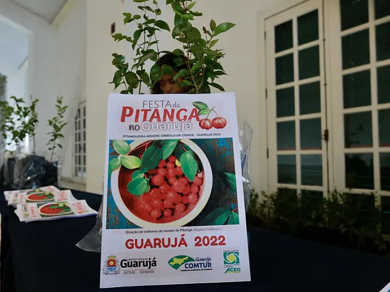 Na cidade do Guarujá, 2ª Festa da Pitanga acontece neste sábado, dia 16