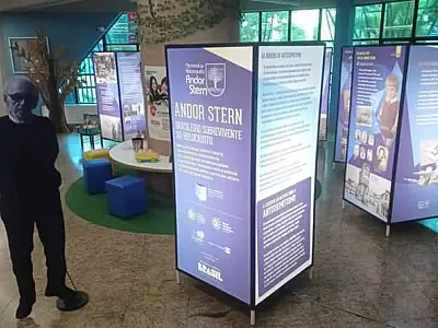 Exposição do Memorial do Holocausto chega a Santos em alusão aos 80 anos do fim da Segunda Guerra