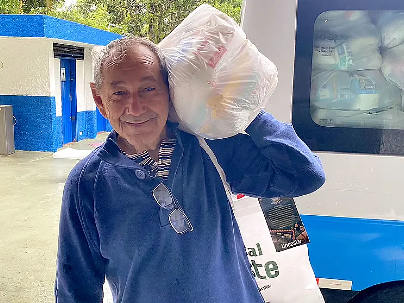 Guarujá: Fundo Social recebe mais de duas toneladas de alimentos da Unoeste