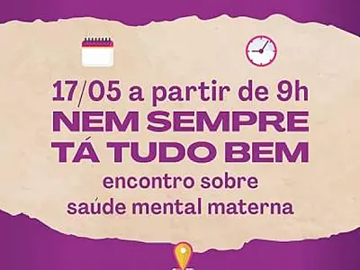 Evento em Santos aborda a importância da saúde mental materna