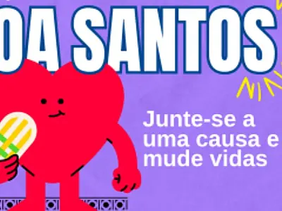 'Doa Santos' une a Rede Sementeira e o Fundo Social para promover a cultura da doação