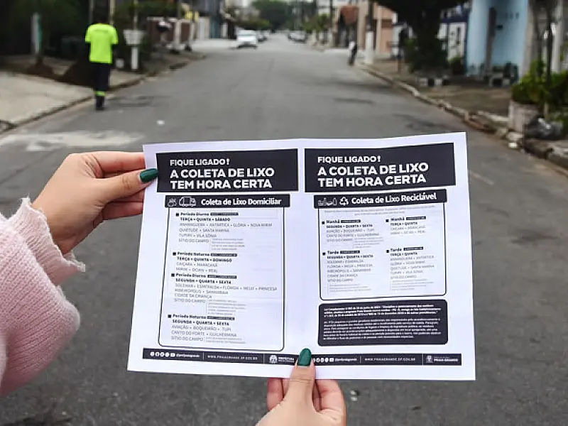 Praia Grande/SP orienta moradores sobre árvores nas calçadas e descarte correto de lixo