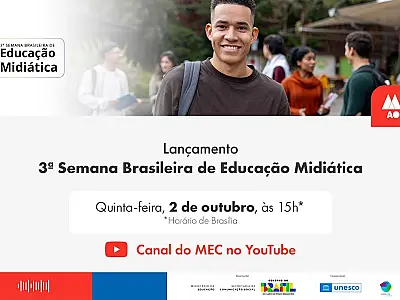 Videoconferência anuncia a 3ª Semana Brasileira de Educação Midiática