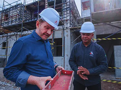 Tecnologia é utilizada na construção de novas unidades habitacionais em Praia Grande/SP