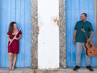 Chorinho no Aquário traz a Santos pela primeira vez o Duo de Choro Cinema Mudo neste sábado (10)