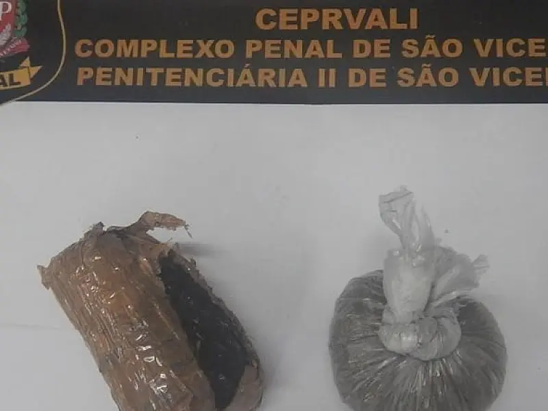 Polícia Penal de São Vicente intercepta drogas com mãe e companheiras de presos em dia de visita