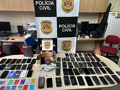 Central de receptação de celulares roubados é desarticulada na zona oeste de SP