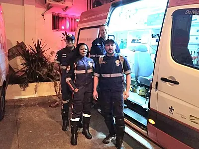 São Vicente envia ambulância para resgate de vítimas das chuvas no litoral norte de SP