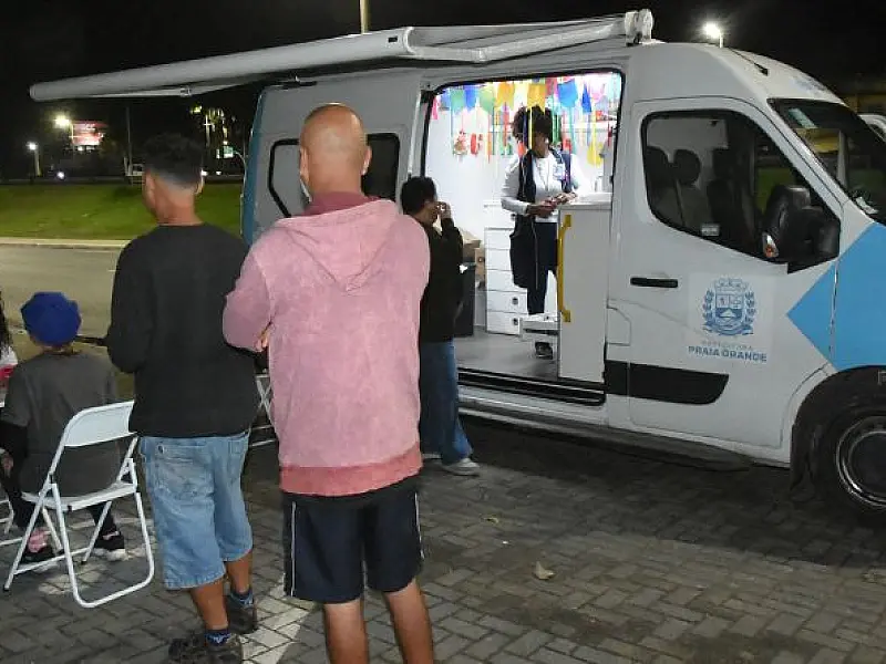 Programa de Praia Grande garante acesso aos serviços de saúde à  população em situação de rua