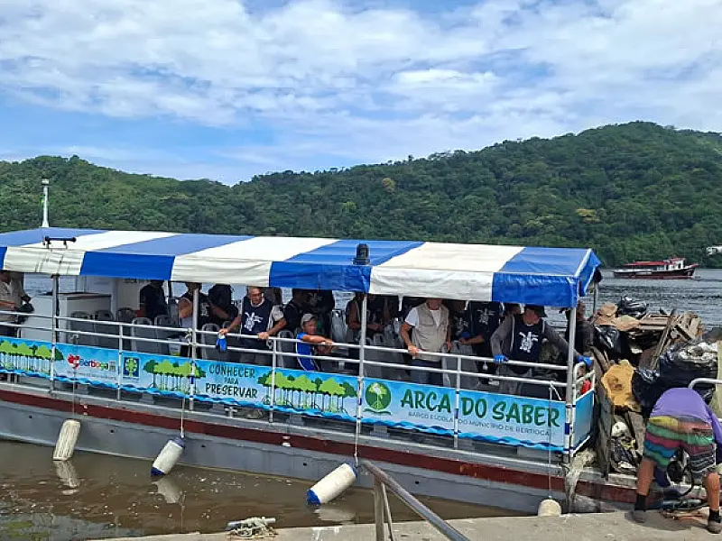 Mutirão do programa Mar sem Lixo recolhe mais de 2,3 toneladas de resíduos em manguezal de Bertioga