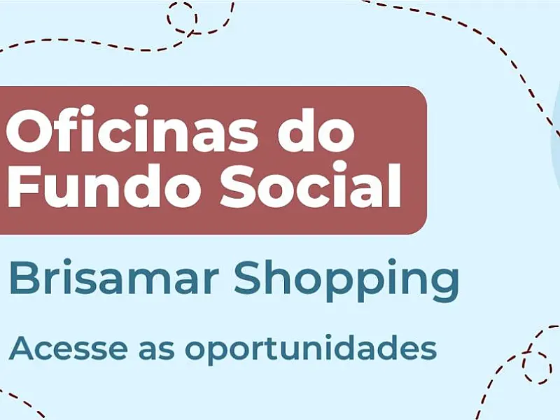 Fundo Social abre inscrições para oficinas gratuitas nesta quinta-feira