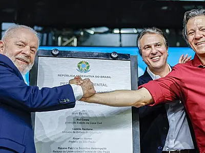 O presidente Lula anunciou investimentos para instituições federais de educação e saúde em São Paulo
