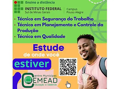 Cubatão tem inscrições abertas para Cursos Técnicos gratuitos a distância