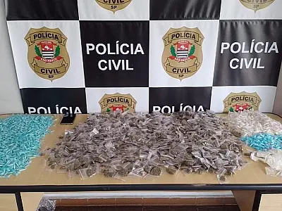 Polícia prende homem com mais de 3 mil porções de drogas enterradas no quintal