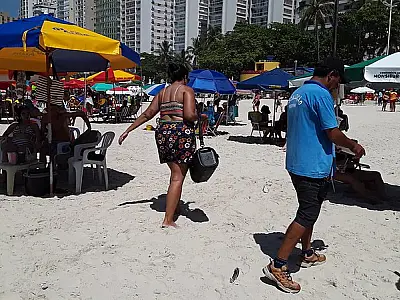 Guarujá reforça regras de praia durante o Carnaval