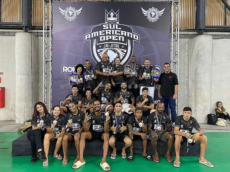 Organização Social de Guarujá conquista 13 ouros no Sul Americano Open de Jiu Jítsu