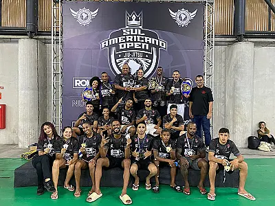 Organização Social de Guarujá conquista 13 ouros no Sul Americano Open de Jiu Jítsu