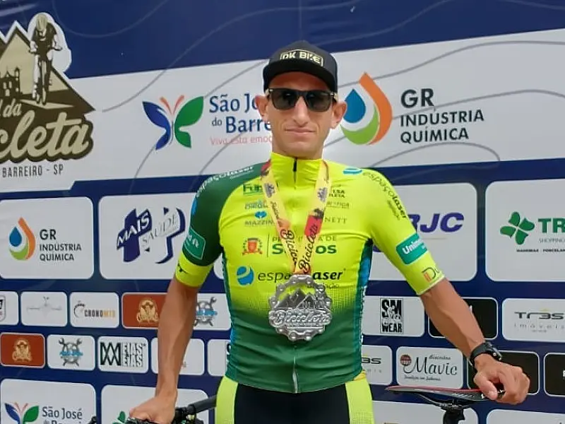 Ciclista de Santos vence competição 14ª Volta Ciclística de Brusque