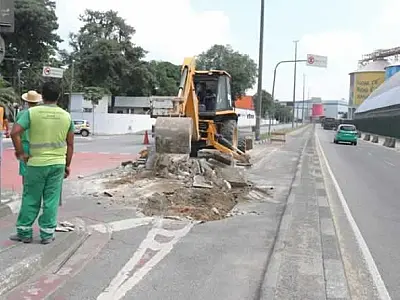 Abertura de acesso viário na área portuária criará novo binário para o trânsito em Santos