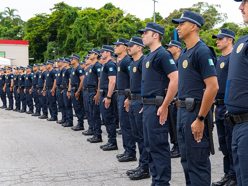 Bertioga mais que dobra o efetivo da segurança com a posse de 100 novos GCMs