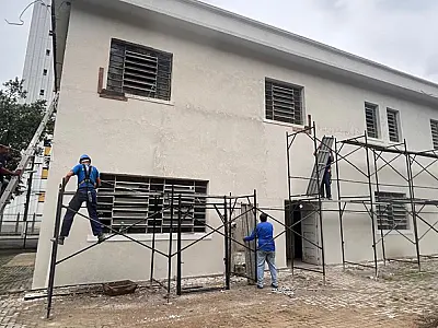 Avançam obras de novo espaço que acolherá mulheres vítimas de violência em Santos