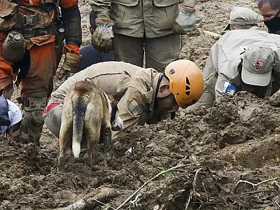 SP envia helicóptero e bombeiros para auxiliar buscas em Petrópolis