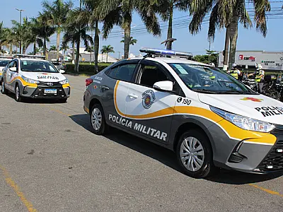 Concessionária Novo Litoral - CNL entrega 33 novas viaturas para policiamento rodoviário