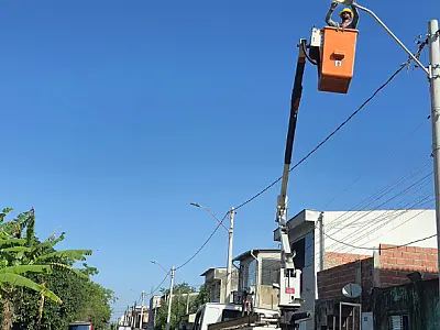 Prefeitura amplia iluminação pública na Avenida João Baptista Furlani, no Jardim Progresso