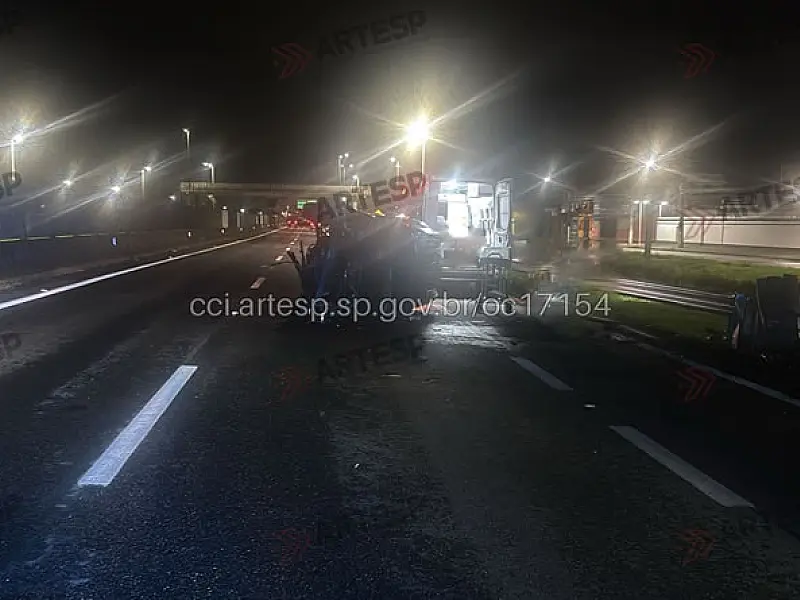 Acidente deixa dois feridos na SP-055 em Mongaguá